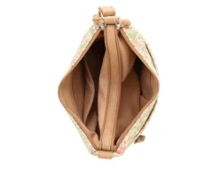 Straw Top Zip Handbag Handbag|Bueno Of California Outlet