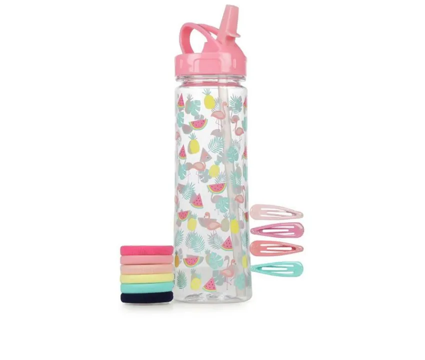 Water Bottle and Hair Accessories Set|Capelli New York Online