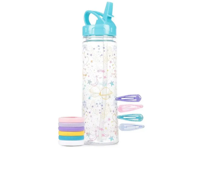 Water Bottle and Hair Accessories Set|Capelli New York Discount