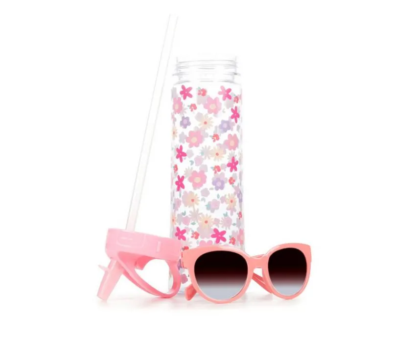 Water Bottle and Sunglasses Set|Capelli New York Outlet