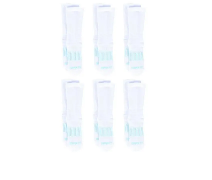 Copper Fit Socks>6 Pack Women's Energy Crew Socks