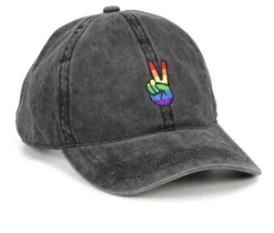 David and Young Hats>Peace Out Baseball Cap