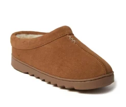 Dearfoams Slippers|Slippers>Doreen Suede Clog Slippers