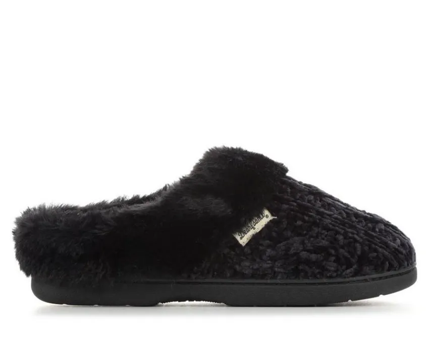Dearfoams Slippers|Slippers>Cable Knit Chenille Slippers