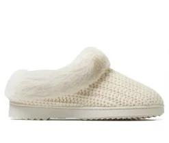 Hannah Festive Knit Clog Slippers|Dearfoams Best