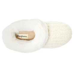 Hannah Festive Knit Clog Slippers|Dearfoams Best