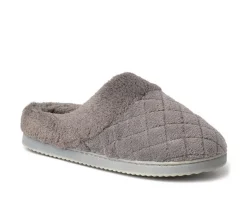 Dearfoams Slippers|Slippers>Libby Quilted Terry Clog Slippers
