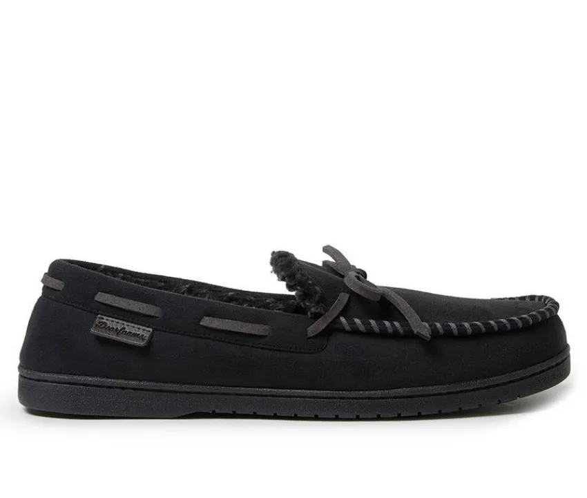 Dearfoams Men's|Slippers>Toby Microsuede Moccasins