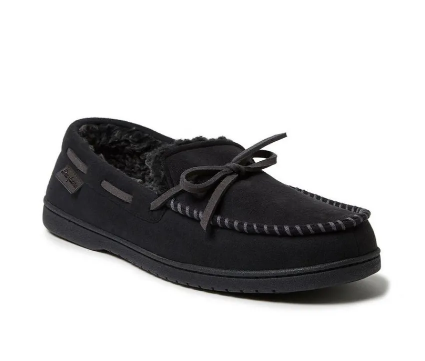 Dearfoams Men's|Slippers>Toby Microsuede Moccasins