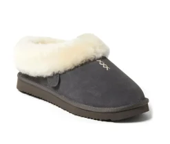 Fireside by Dearfoams Slippers|Slippers>Adelaide Shearling Slippers