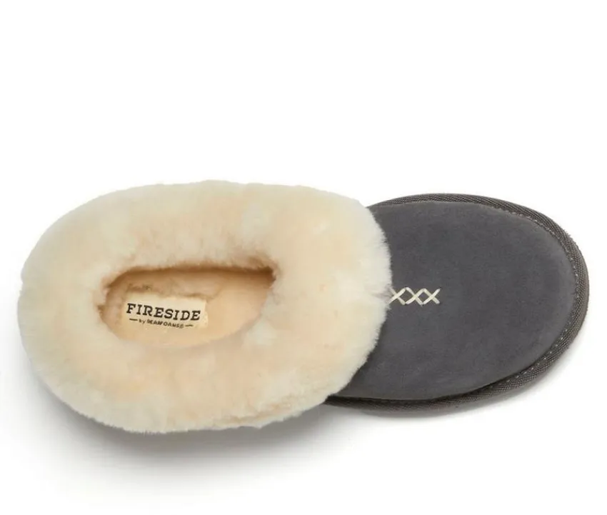 Fireside by Dearfoams Slippers|Slippers>Adelaide Shearling Slippers