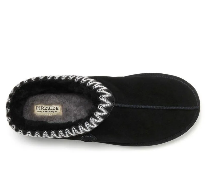 Fireside by Dearfoams Men's|Slippers>Men's Grafton Genuine Shearling Clog Slippers