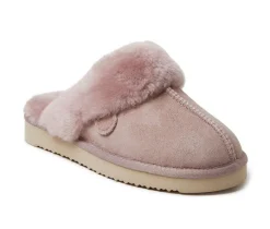 Fireside by Dearfoams Slippers|Slippers>Women's Sydney Genuine Sherling Scuff Slippers