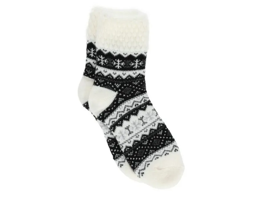 Women's Cozy Lodge Crew Socks|FireSide Hot