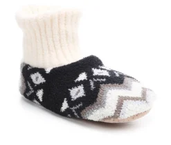 FireSide Slippers|Slippers>Womens Sweater Cuff Slipper
