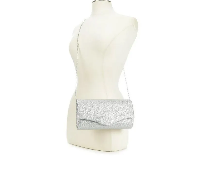 Four Seasons Handbags Clutches & Evening Bags|Handbags>Glitter Envelope Clutch