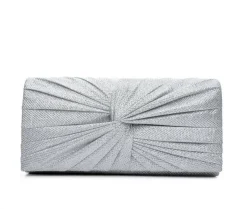 Four Seasons Handbags Clutches & Evening Bags|Handbags>Large Metallic Evening Clutch
