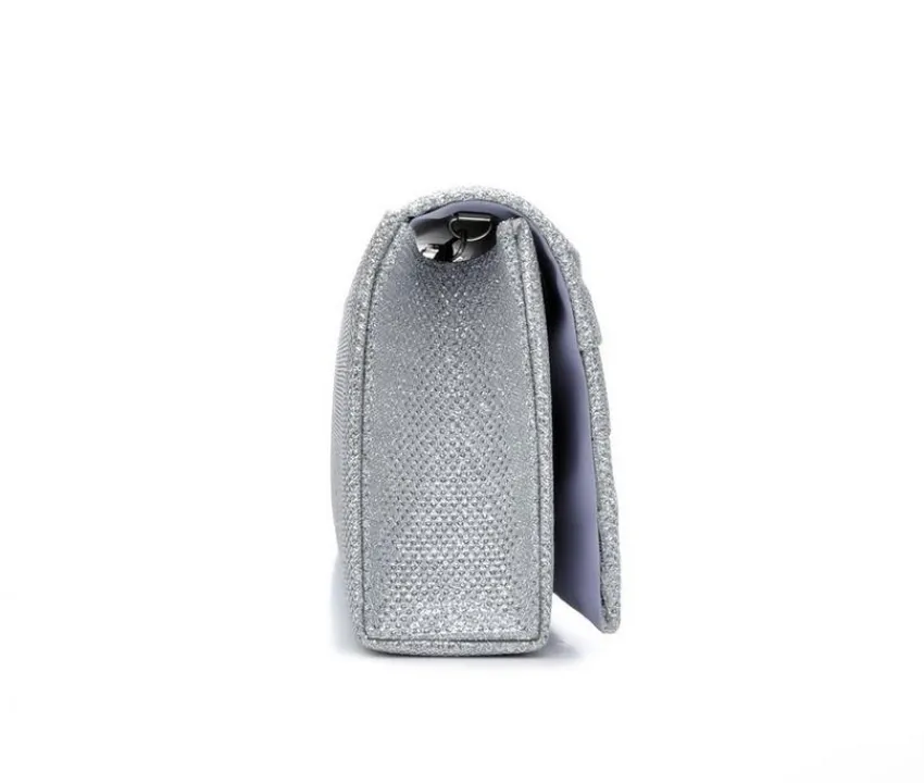 Four Seasons Handbags Clutches & Evening Bags|Handbags>Large Metallic Evening Clutch