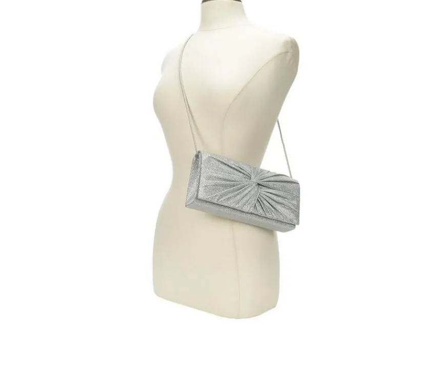 Four Seasons Handbags Clutches & Evening Bags|Handbags>Large Metallic Evening Clutch