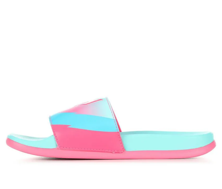 Girls' Little Kid & Big Kid Adilette Comfort Messi Sport Slides|Adidas Best