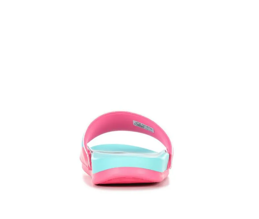 Girls' Little Kid & Big Kid Adilette Comfort Messi Sport Slides|Adidas Best
