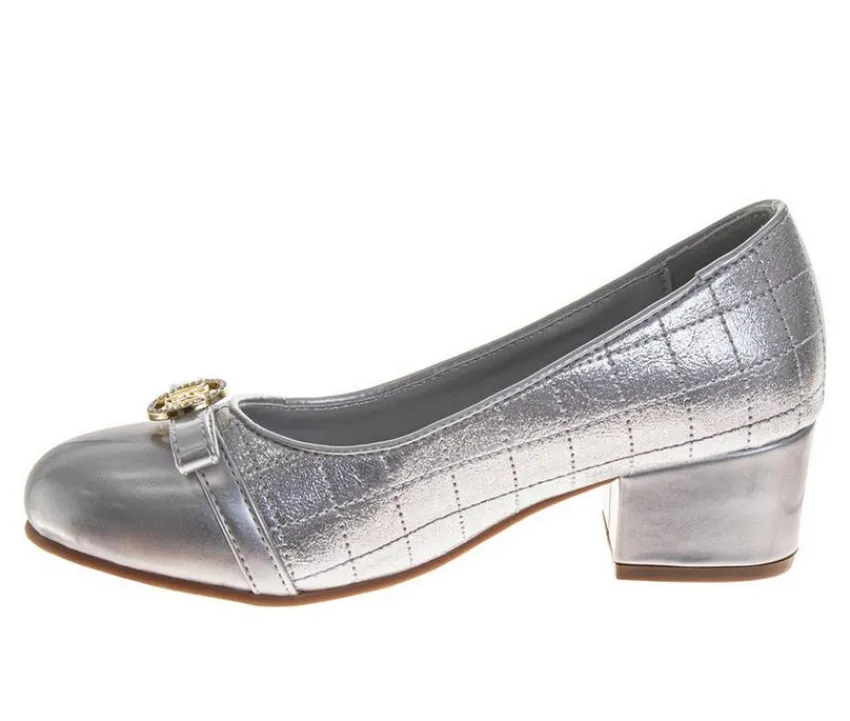 Badgley Mischka Dress|Dress>Girls' Little Kid & Big Kid Sparkle Bow Dress Sandals