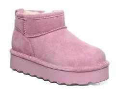 Girls' Little & Big Kid Retro Shorty Platform Winter Booties|Bearpaw Sale