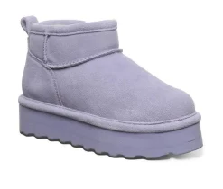 Girls' Little & Big Kid Retro Shorty Platform Winter Booties|Bearpaw Online