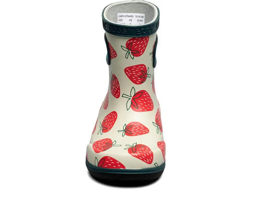 Bogs Footwear Boots|Little Kid (Sizes 10.5-3)>Girls' Toddler & Little Kid II Strawberries Rain Boots