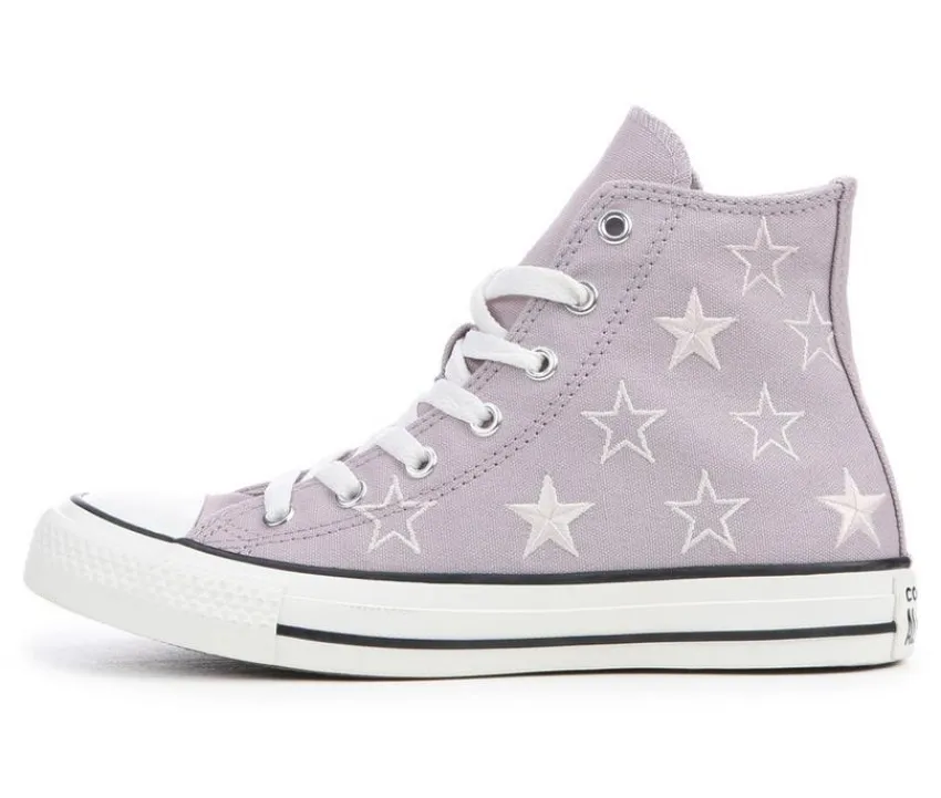 Converse Athletics & Sneakers|Athletics & Sneakers>Girls' Big Kid Chuck Taylor All Star Starry High-Top Sneakers
