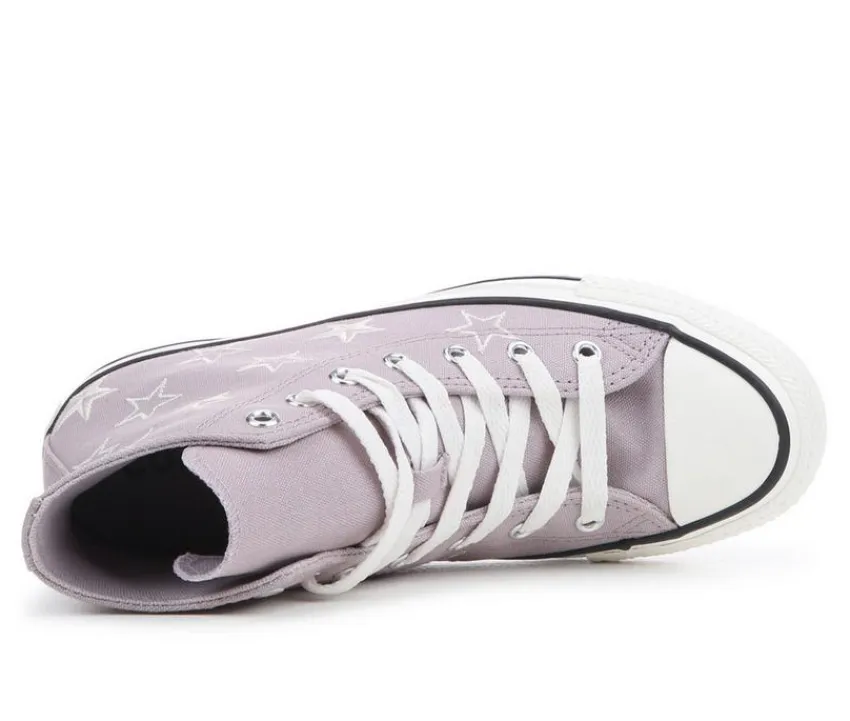 Converse Athletics & Sneakers|Athletics & Sneakers>Girls' Big Kid Chuck Taylor All Star Starry High-Top Sneakers