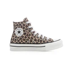 Converse Athletics & Sneakers|Athletics & Sneakers>Girls' Big Kid Chuck Taylor Lift Cheetah Sneakers
