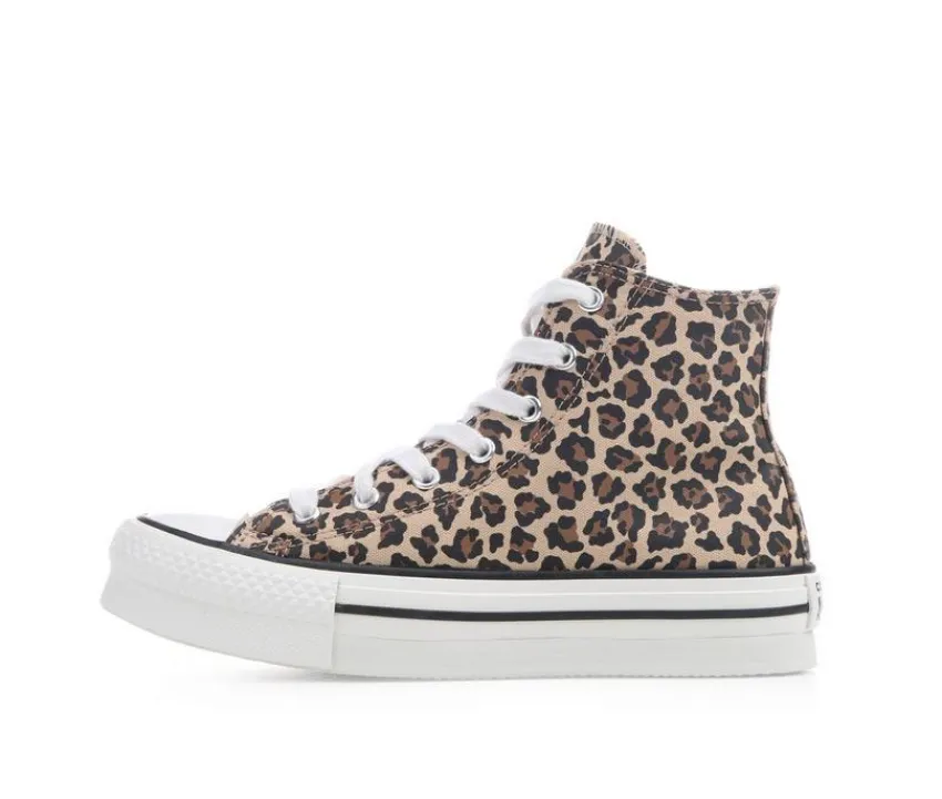 Converse Athletics & Sneakers|Athletics & Sneakers>Girls' Big Kid Chuck Taylor Lift Cheetah Sneakers