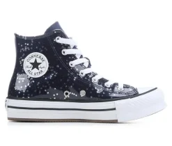 Converse Athletics & Sneakers|Athletics & Sneakers>Girls' Big Kid Chuck Taylor Eva Lift Glitter Sneakers