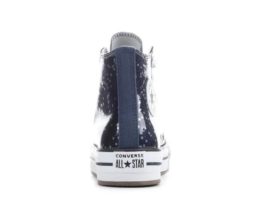 Converse Athletics & Sneakers|Athletics & Sneakers>Girls' Big Kid Chuck Taylor Eva Lift Glitter Sneakers