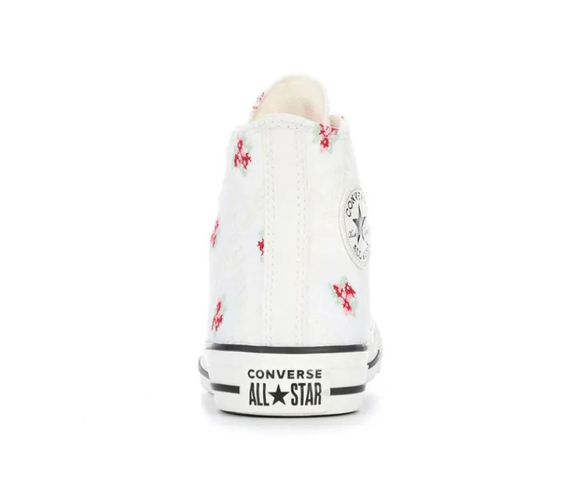 Converse Athletics & Sneakers|Athletics & Sneakers>Girls' Big Kid High Vintage Floral High-Top Sneakers