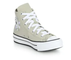 Girls' Chuck Taylor Embroidered Floral Lift Sneakers|Converse Hot