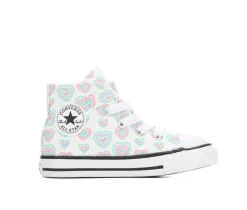 Converse Athletics & Sneakers|Athletics & Sneakers>Girls' Infant & Toddler Chuck Taylor All Star Mid Hearts Sneakers