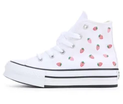 Girls' Little Kid Chuck Taylor Lift Strawberry High-Top Sneakers|Converse Online