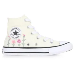 Girls' Little Kid Chuck Taylor All Star Florals High-Top Sneakers|Converse New