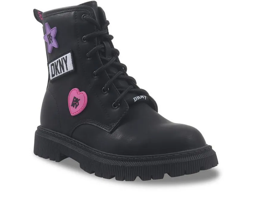 Girls' Little Kid & Big Kid Ava Adrienne Lace-up Boots|DKNY Outlet