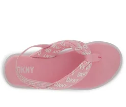 Girls' Little Kid & Big Kid Nia Logo Wedge Sandals|DKNY Online
