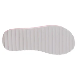 Girls' Little Kid & Big Kid Nia Logo Wedge Sandals|DKNY Online