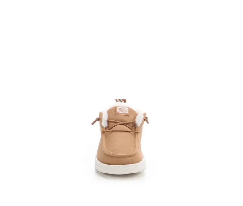 HEYDUDE Casual|Big Kid (Sizes 3.5-7)>Girls' Big Kid Lildude Cozy Crib Shoes