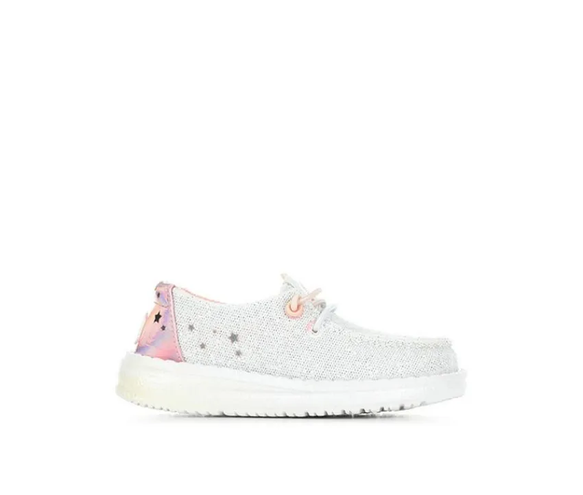 HEYDUDE Casual|Toddler (Sizes 4.5-10)>Girls' Infant & Toddler Wendy Iridescent Star Casual Shoes