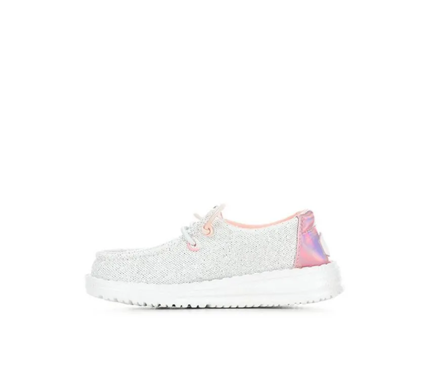 HEYDUDE Casual|Toddler (Sizes 4.5-10)>Girls' Infant & Toddler Wendy Iridescent Star Casual Shoes