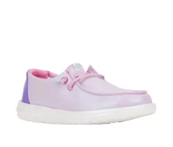 HEYDUDE Casual|Casual>Girls' Little Kid & Big Kid Wendy Iridescent Sparkle Casual Shoes