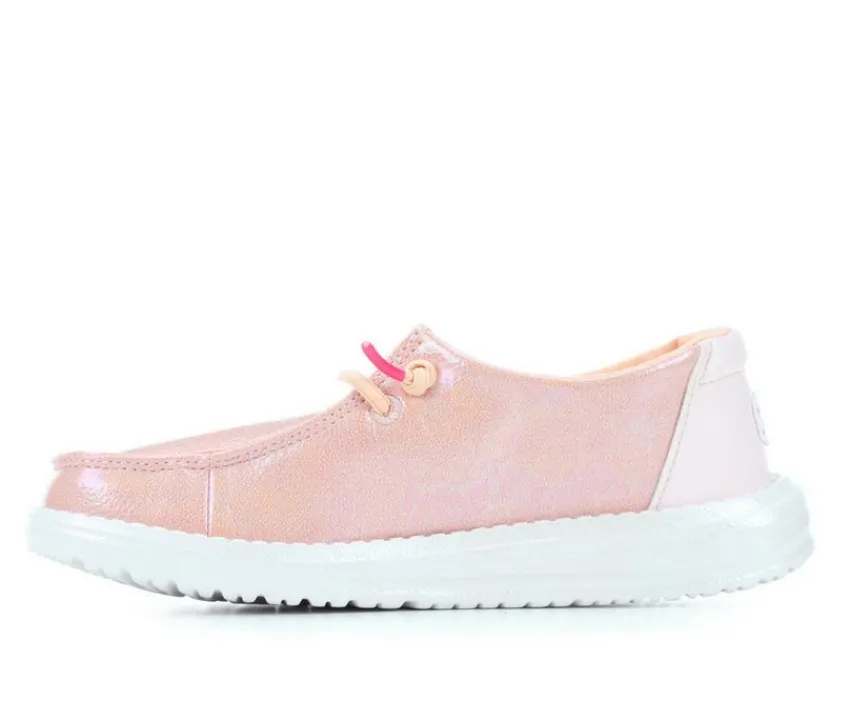 HEYDUDE Casual|Casual>Girls' Little Kid & Big Kid Wendy Iridescent Sparkle Casual Shoes