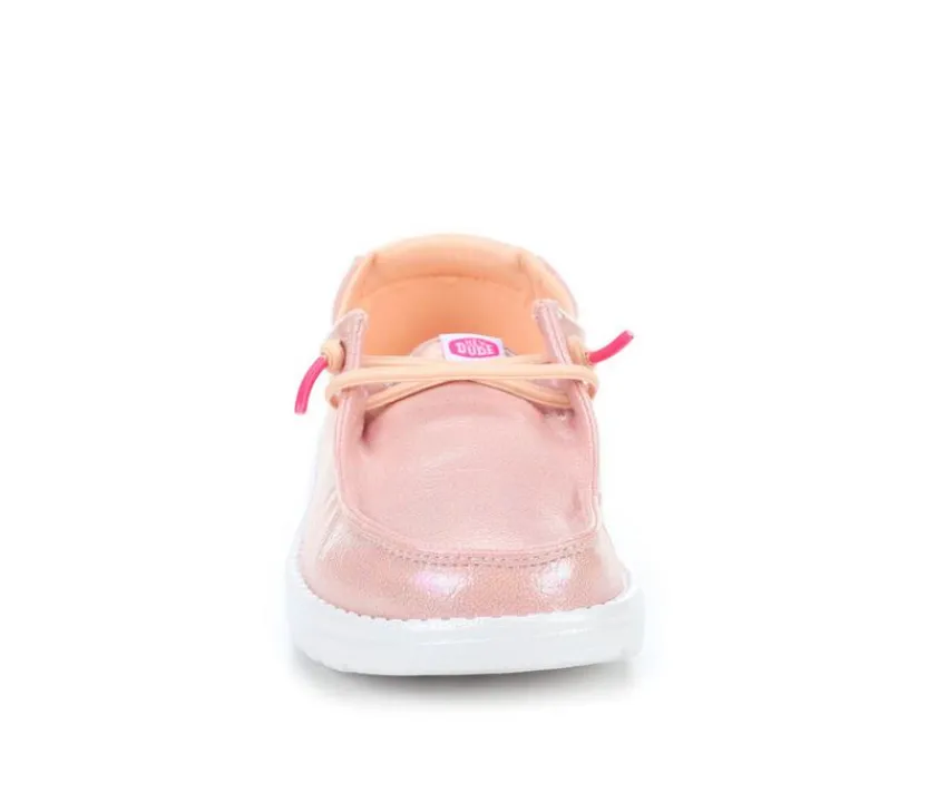 HEYDUDE Casual|Casual>Girls' Little Kid & Big Kid Wendy Iridescent Sparkle Casual Shoes