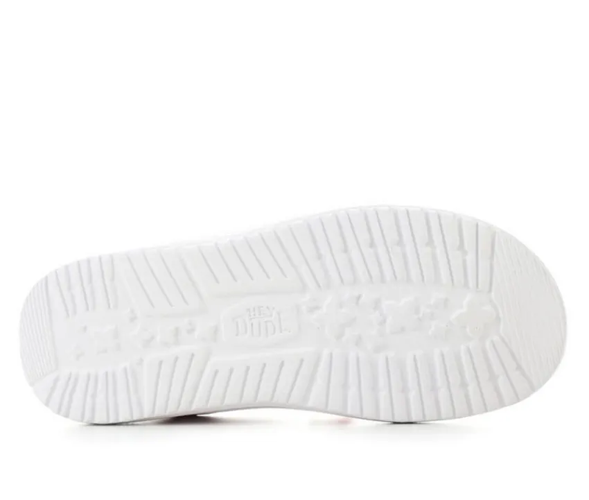 HEYDUDE Casual|Casual>Girls' Little Kid & Big Kid Wendy Iridescent Sparkle Casual Shoes